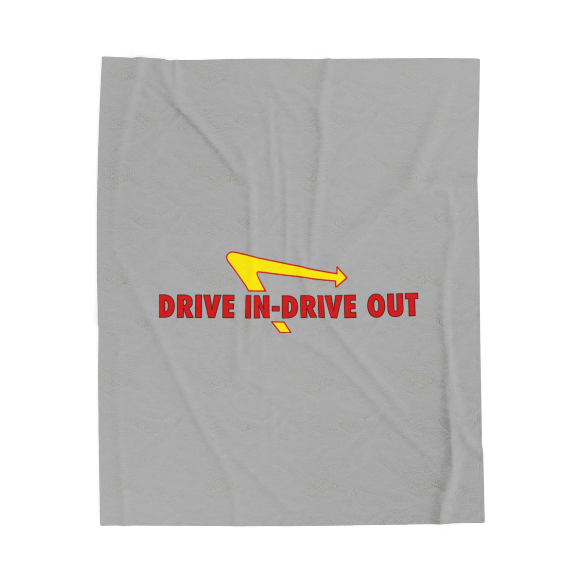 Drive In N Out Velveteen Plush Blanket