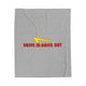 Drive In N Out Velveteen Plush Blanket