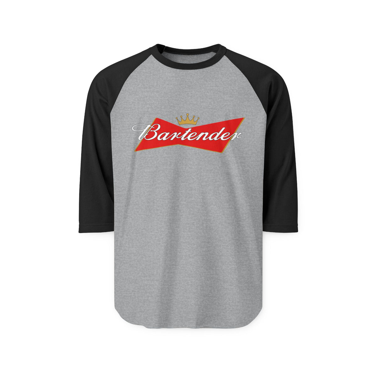 Bartender Please 3/4 Sleeve Raglan T Shirt