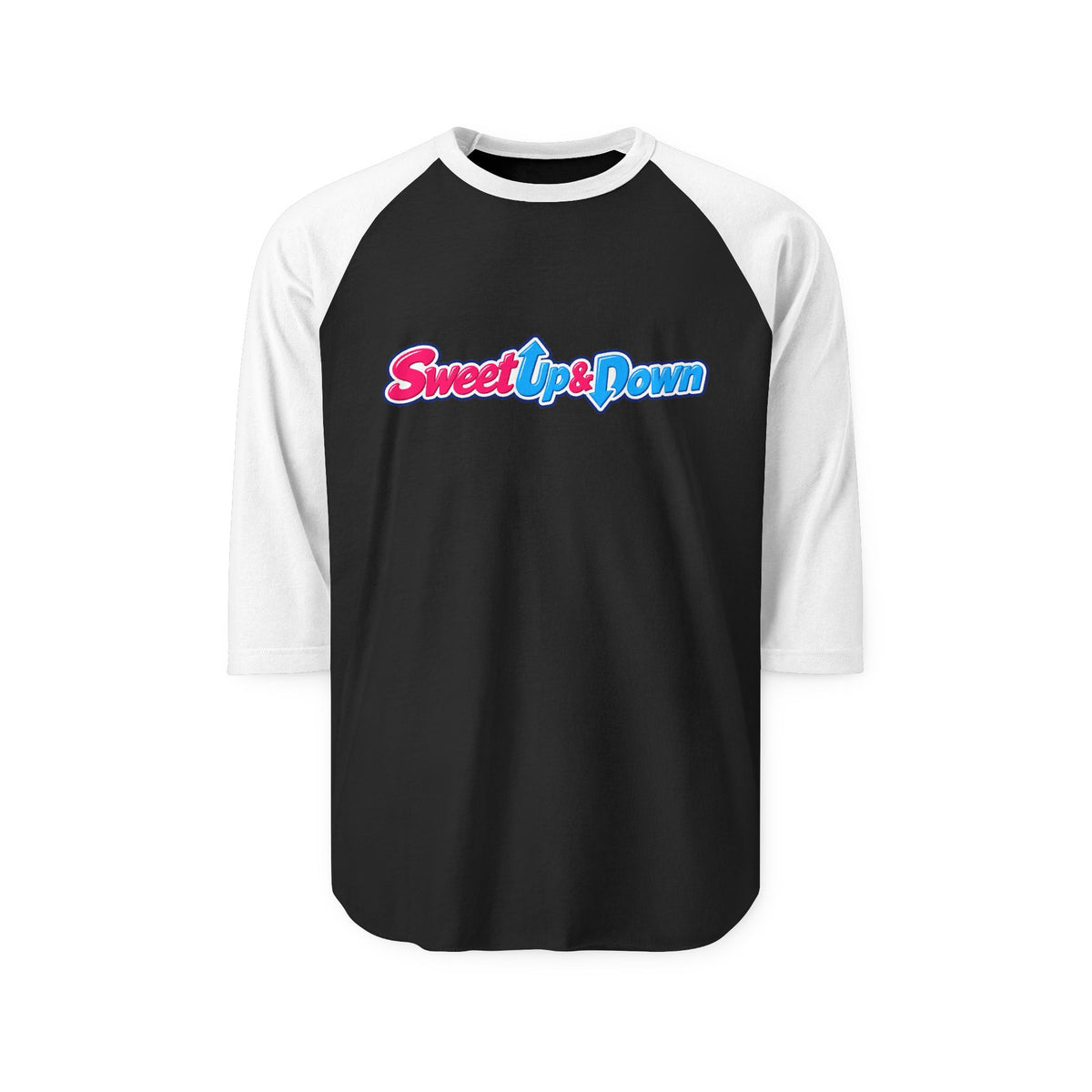 Sweet Up & Down 3/4 Sleeve Raglan T Shirt
