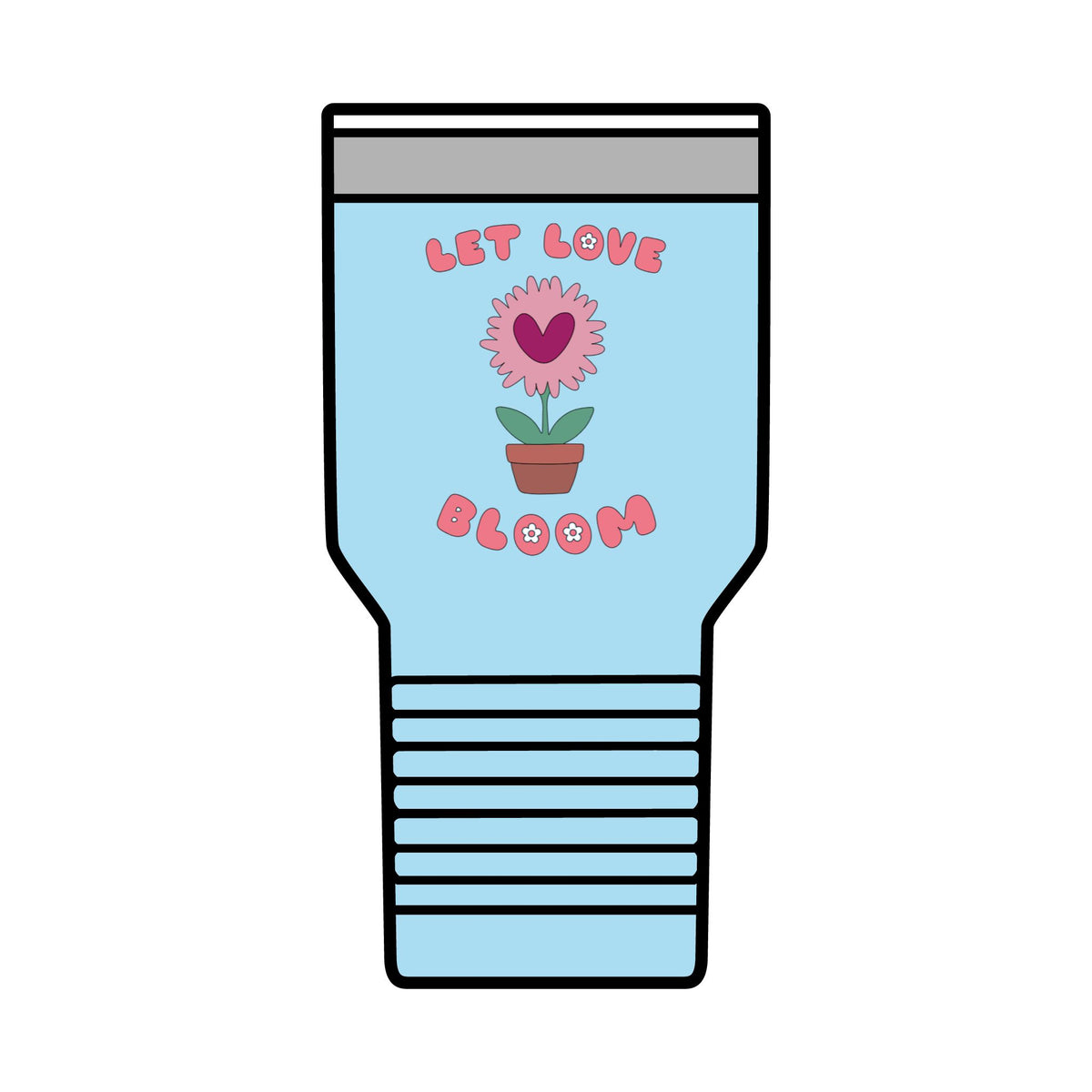 Let Love Bloom 30oz Polar Camel Insulated Tumbler