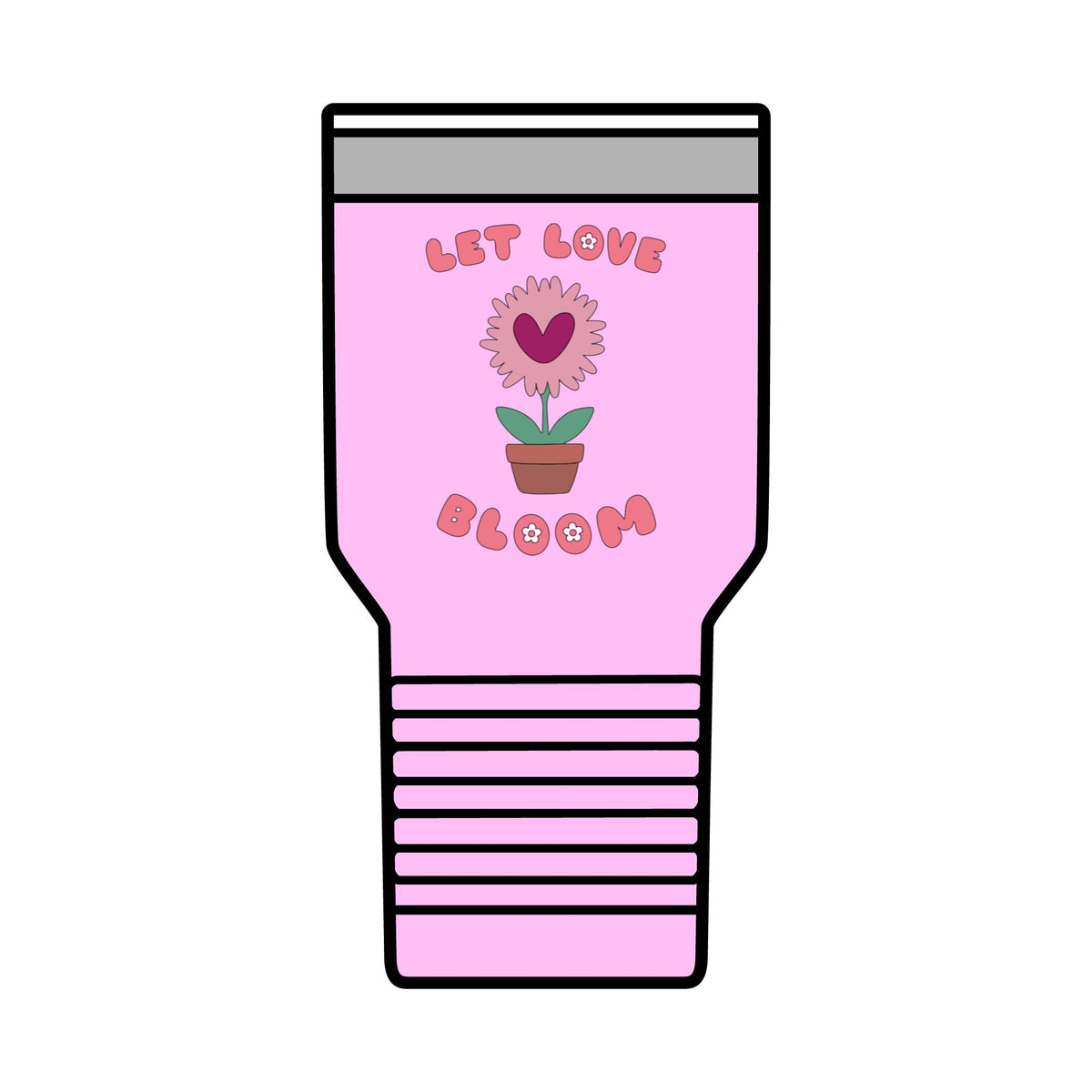 Let Love Bloom 30oz Polar Camel Insulated Tumbler