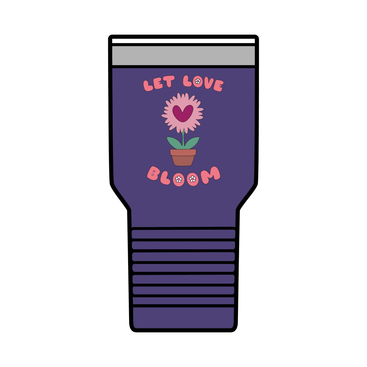 Let Love Bloom 30oz Polar Camel Insulated Tumbler