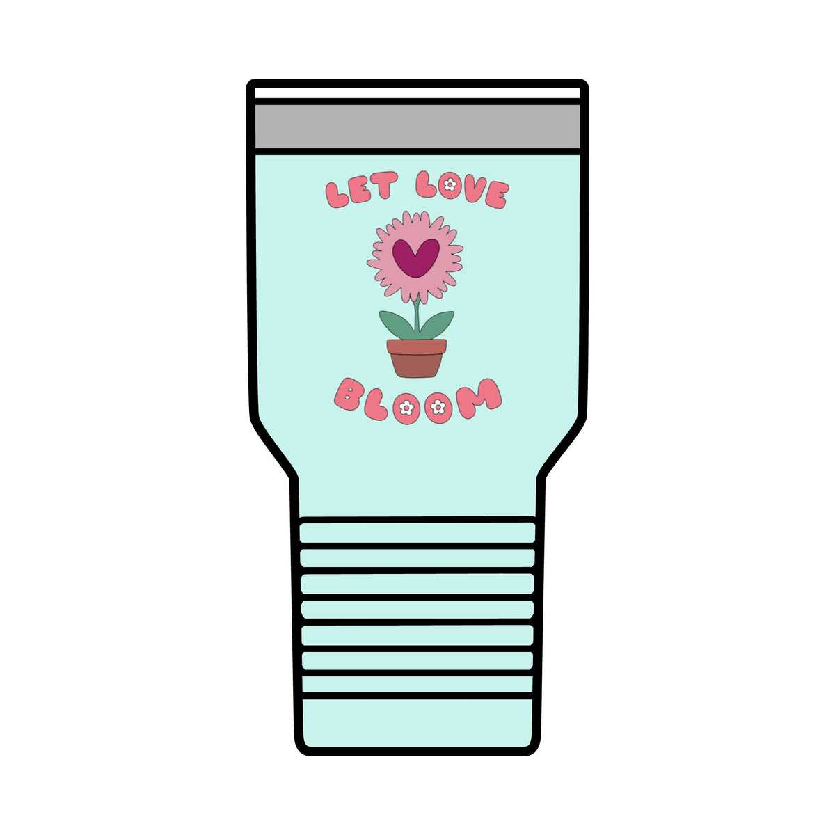 Let Love Bloom 30oz Polar Camel Insulated Tumbler