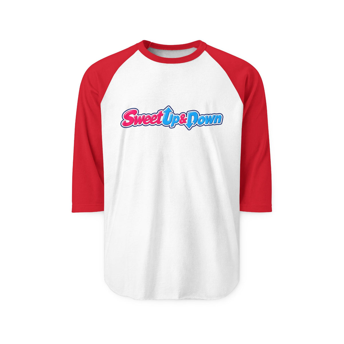 Sweet Up & Down 3/4 Sleeve Raglan T Shirt
