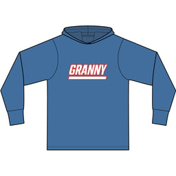 New York Granny Long Sleeve Hooded T-Shirt