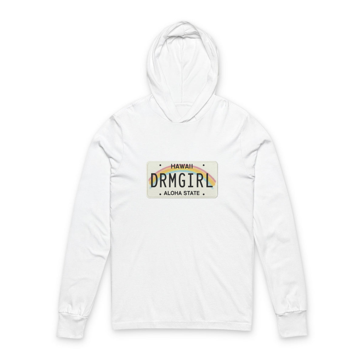 Hawaiian Dreamgirl Hooded Long Sleeve Tee