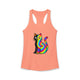 The Black Cat Changing Colors Women's Racerback Tank