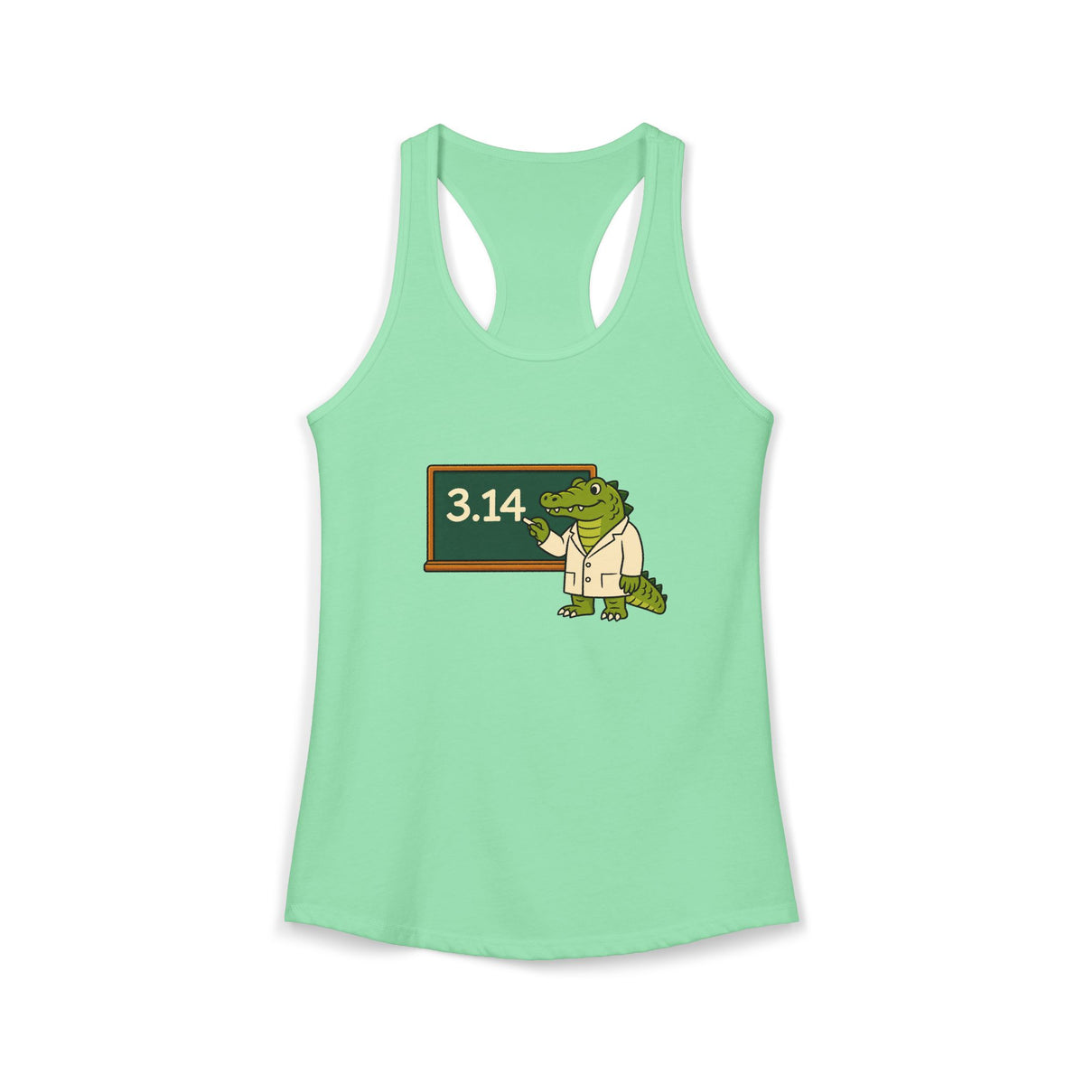 Alligator Pi Women's Racerback Tank