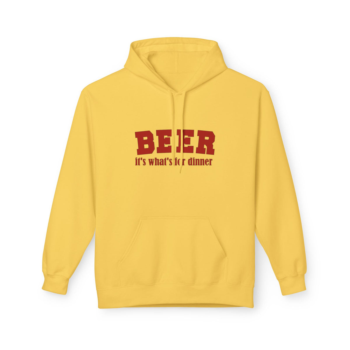 Beer For Dinner Pullover Hoodie