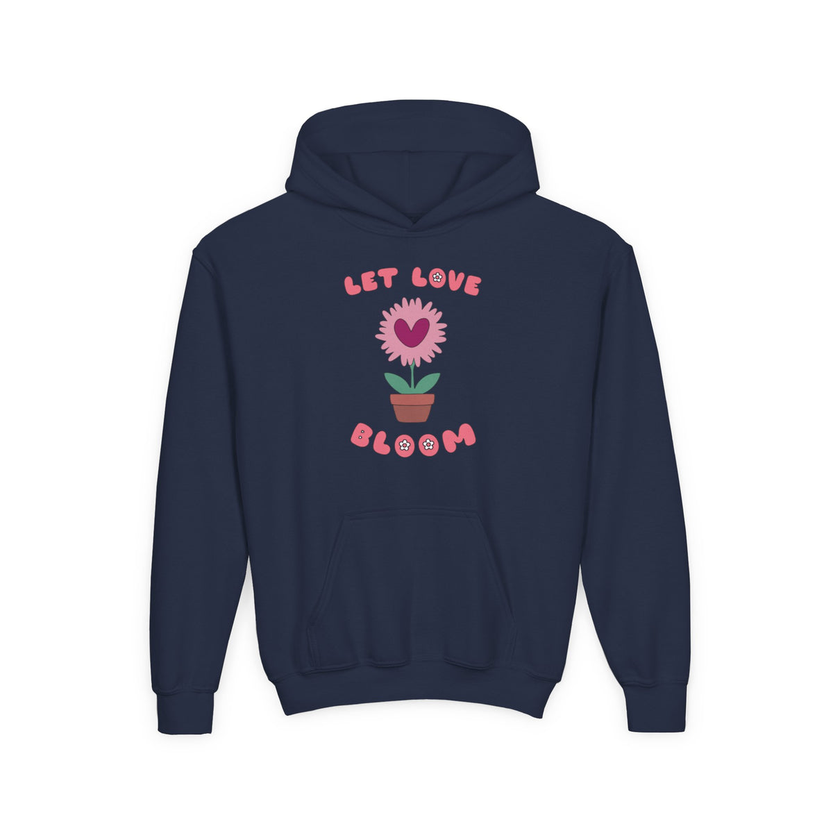 Let Love Bloom Youth Pullover Hoodie