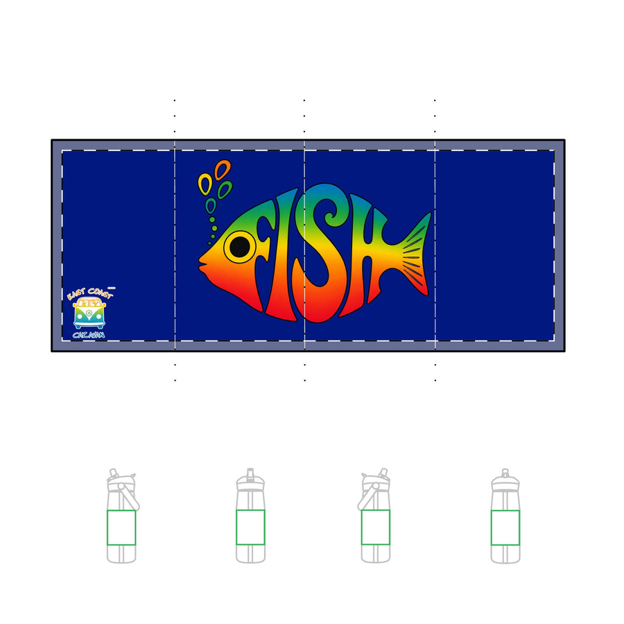 Big Eyed Phish Camelbak Flip Straw 25oz Bottle