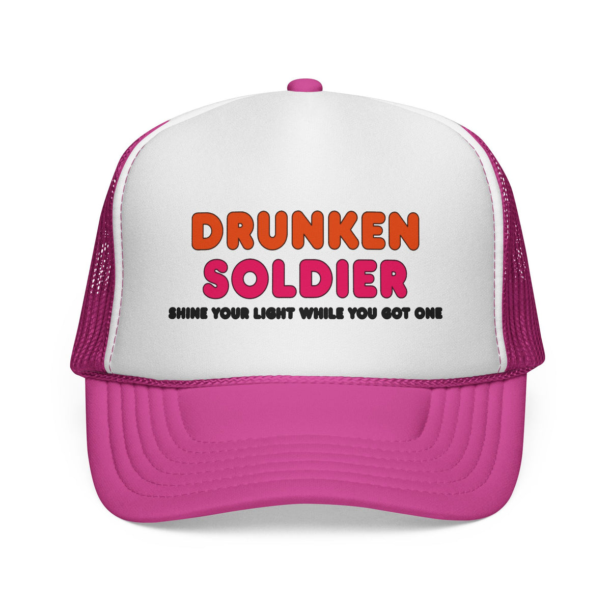 Drunken Soldier Foam Trucker Cap