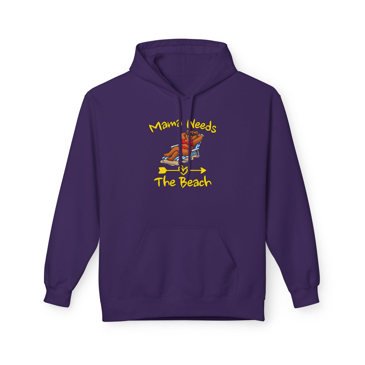 Mama Needs The Beach Pullover Hoodie