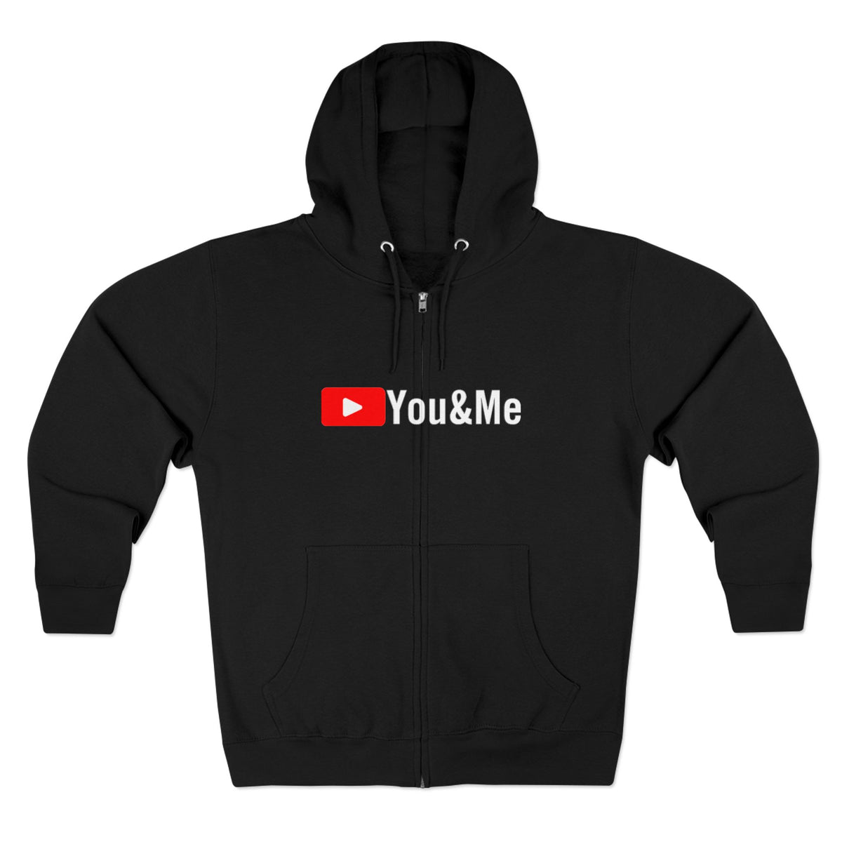 You & Me Tube Zip Up Hoodie