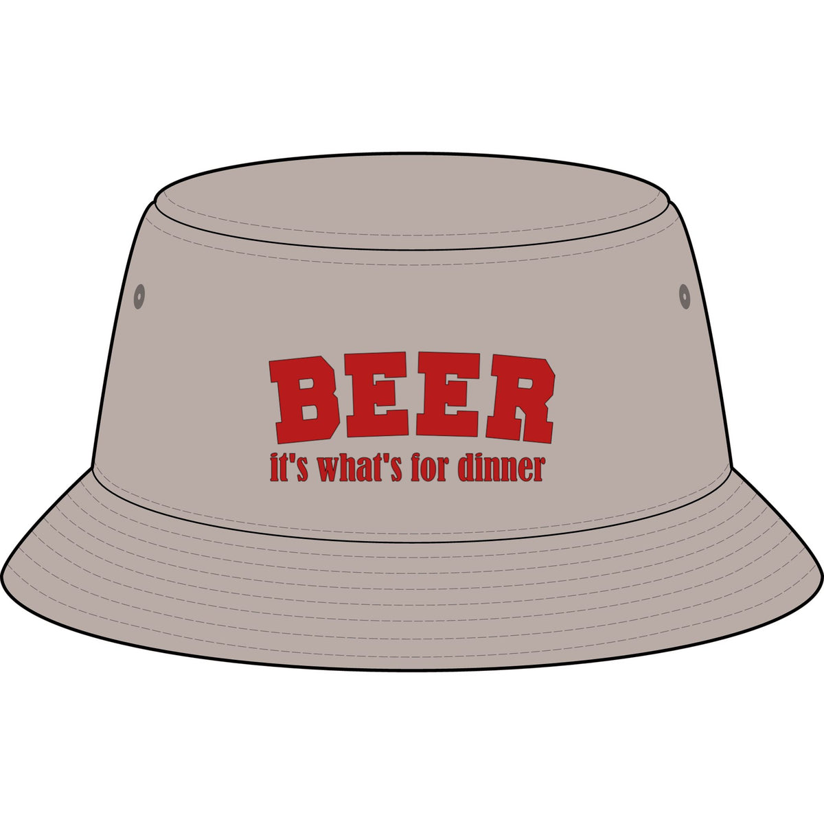 Beer For Dinner Bucket Hat