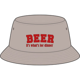 Beer For Dinner Bucket Hat