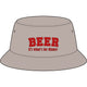 Beer For Dinner Bucket Hat