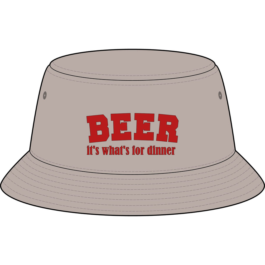 Beer For Dinner Bucket Hat