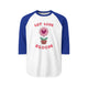 Let Love Bloom 3/4 Sleeve Jersey