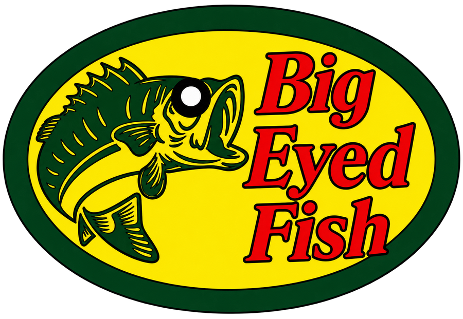 Big Bass Fish Sticker