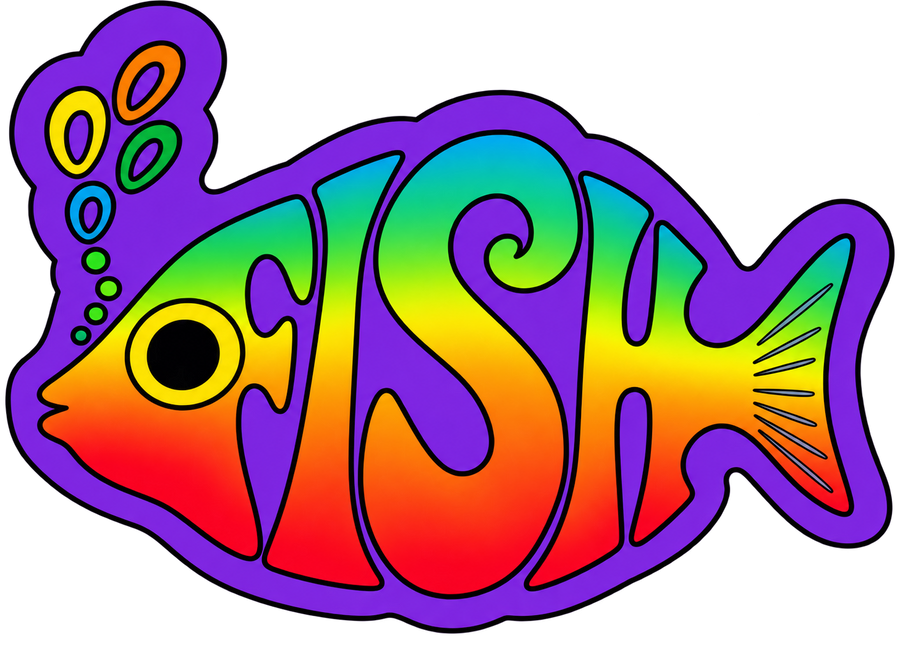Big Eyed Phish Sticker