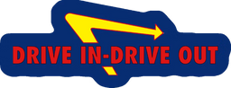 Drive In-N-Out Sticker