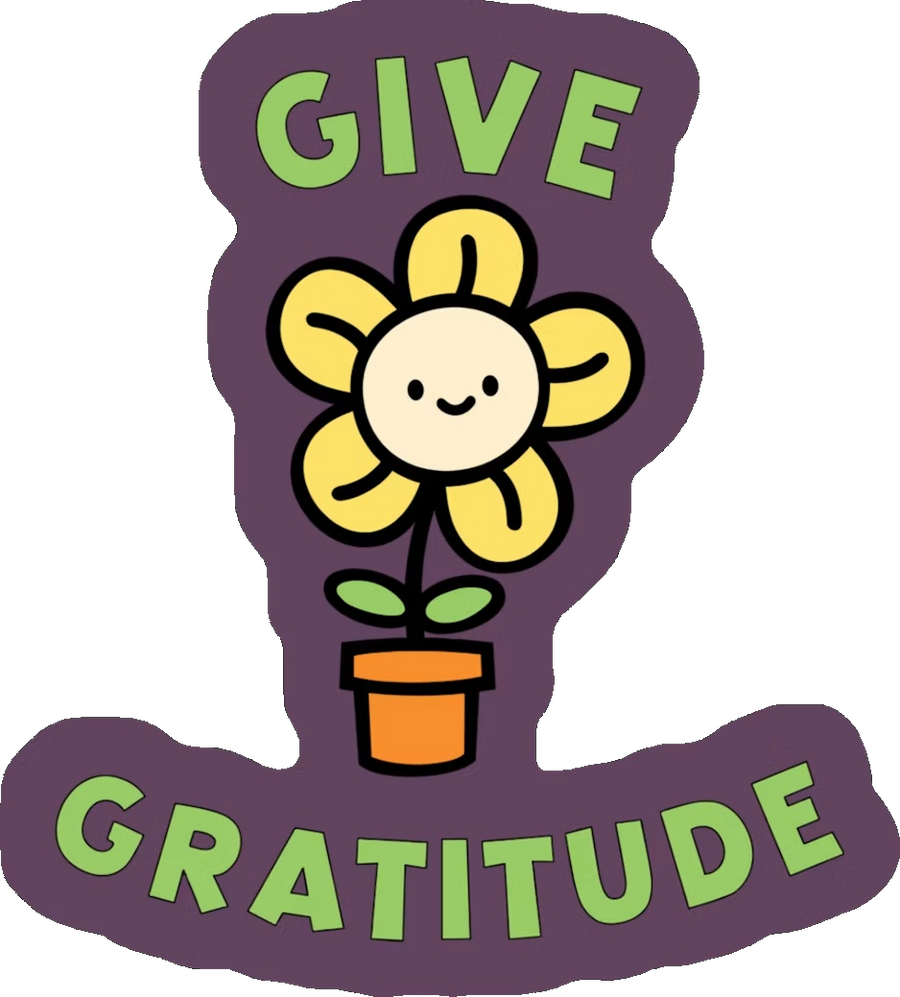 Give Gratitude Sticker