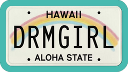 Hawaii Dreamgirl Sticker