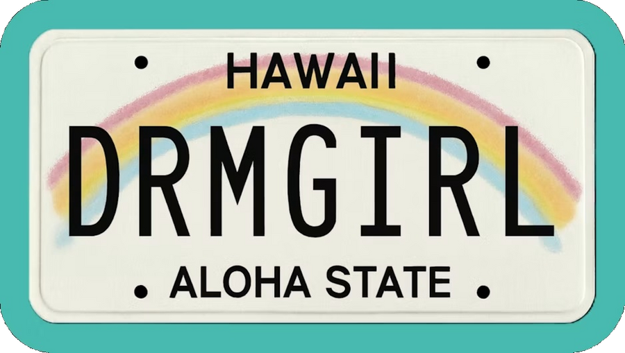 Hawaii Dreamgirl Sticker