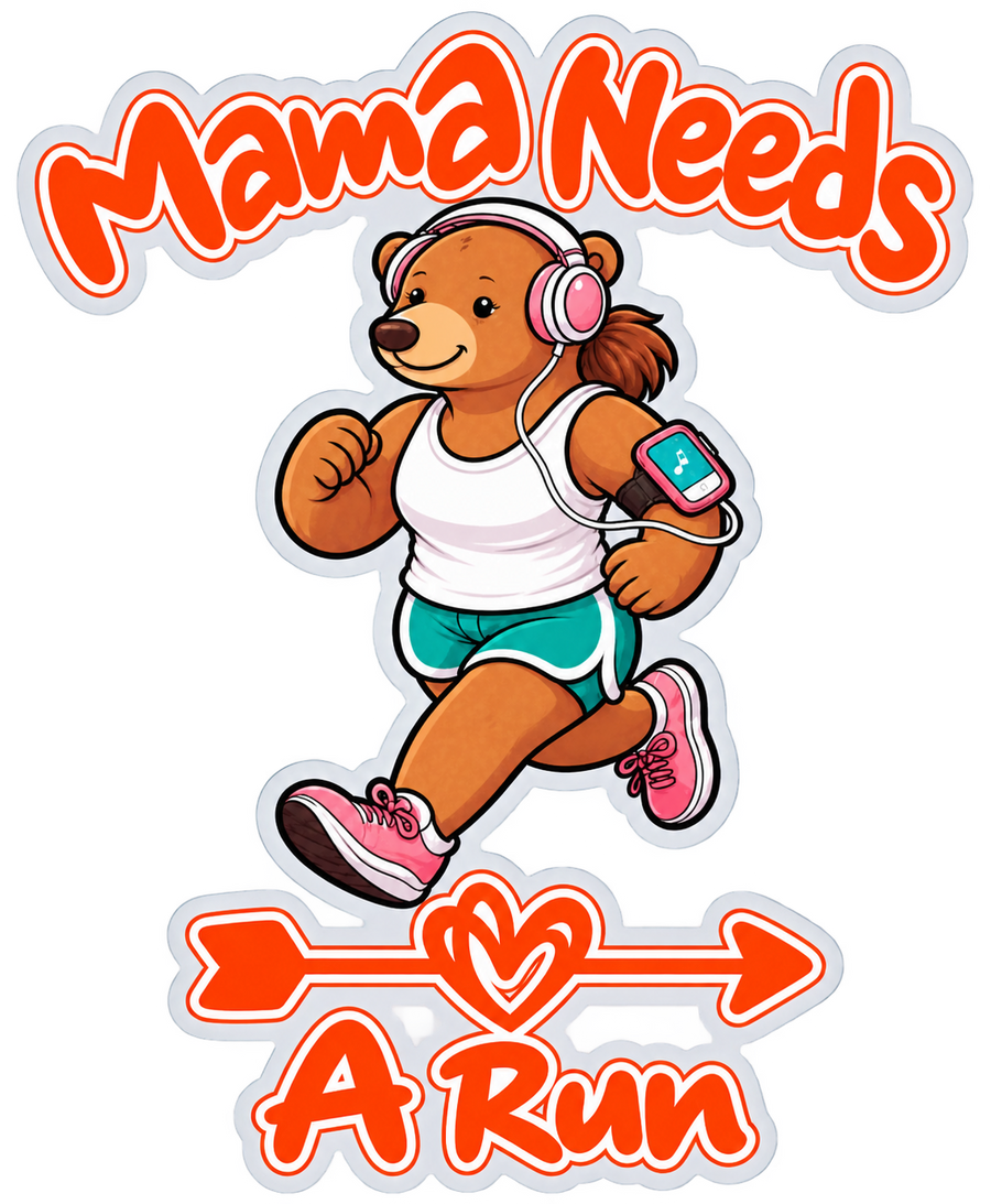 Mama Needs A Run Sticker