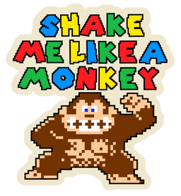 Shake Me Like A Monkey Sticker