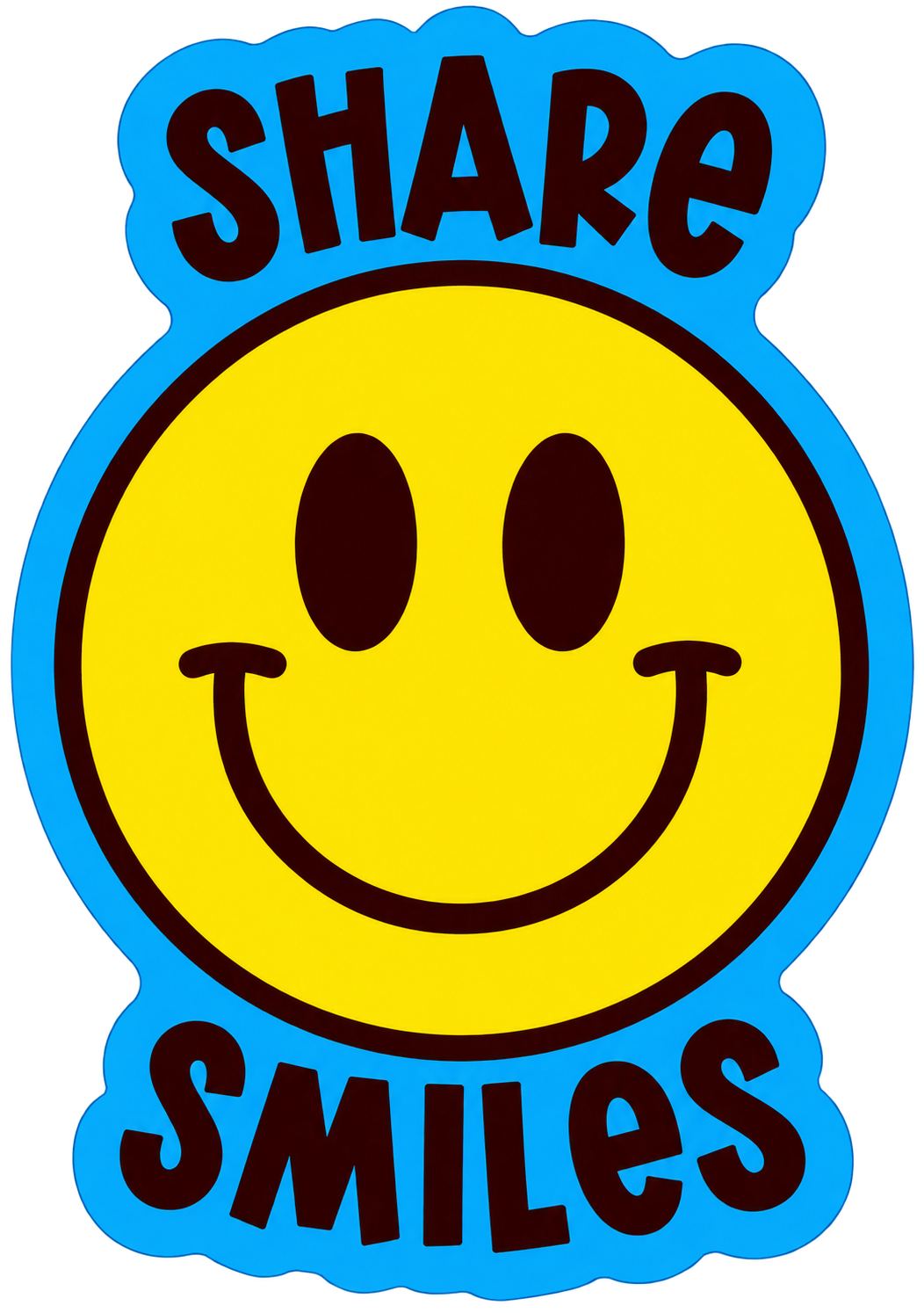 Share A Smile Sticker