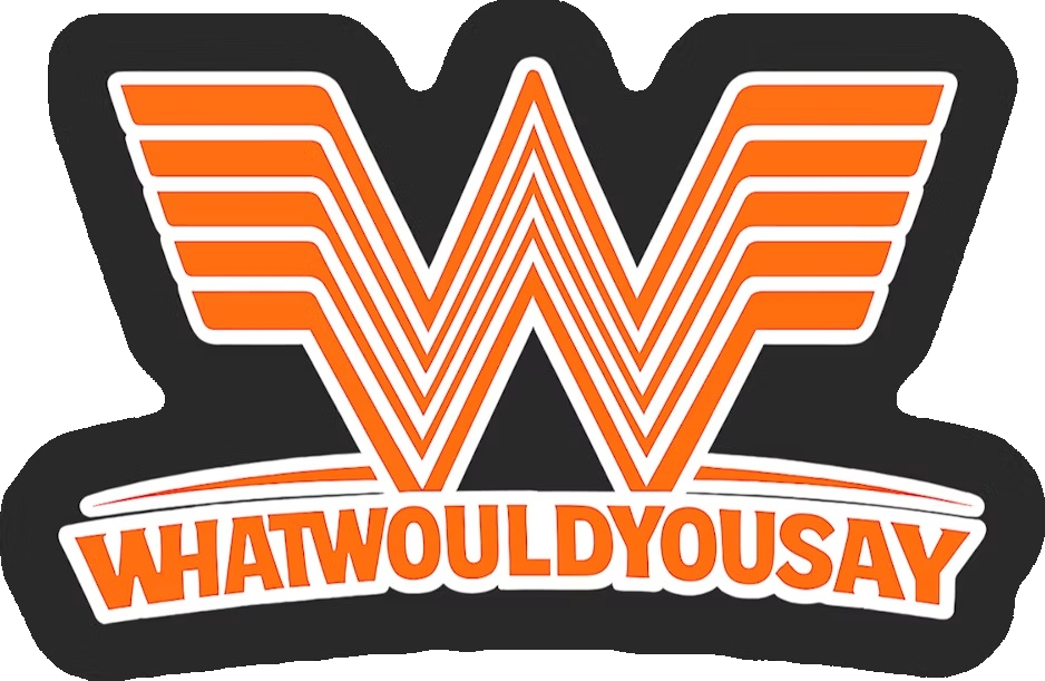 What Would You Say A Burger Sticker